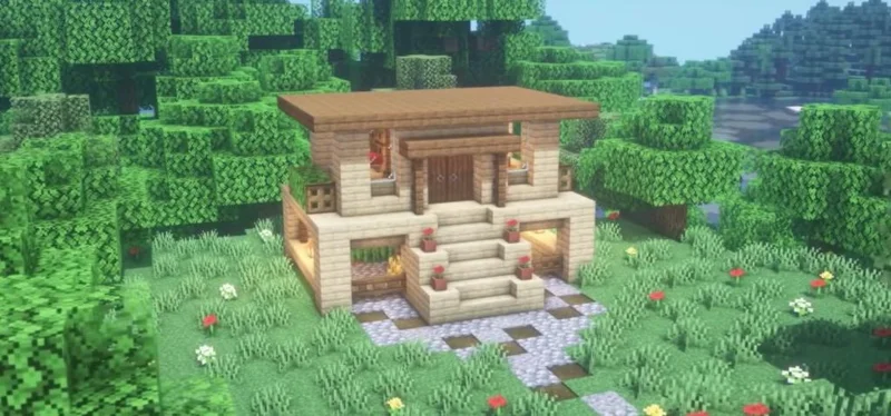 10 semplici idee per la casa di Minecraft