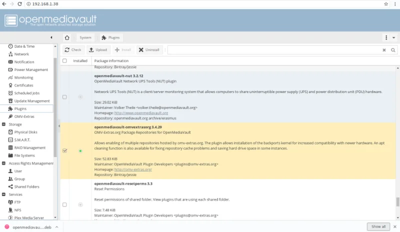 So installieren und konfigurieren Sie das Plex-Plugin auf OpenMediaVault
