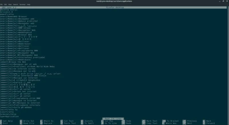 Jak edytować skróty do programów w Gnome Shell