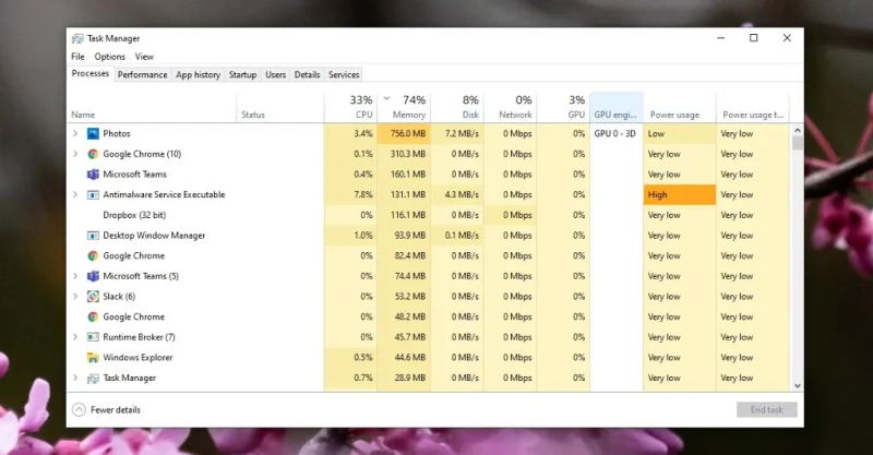 Windows10でのMicrosoftPhotos.exeの高メモリ使用量（解決済み）