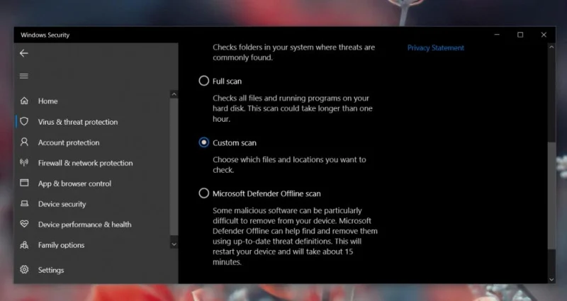 Come scansionare un file o una cartella con Windows Defender su Windows 10