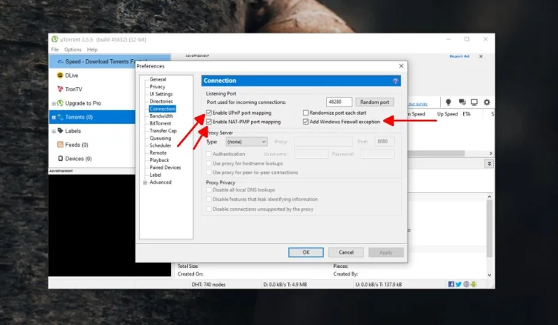 uTorrent 無法連接到對等點：這是修復它的方法