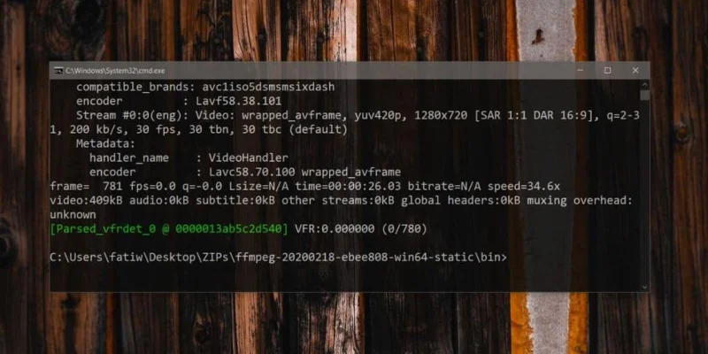 Windows 10da bir videonun değişken kare hızına sahip olup olmadığı nasıl kontrol edilir