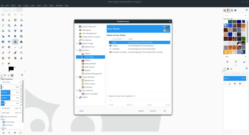 Jak dostosować interfejs Gimp w systemie Linux