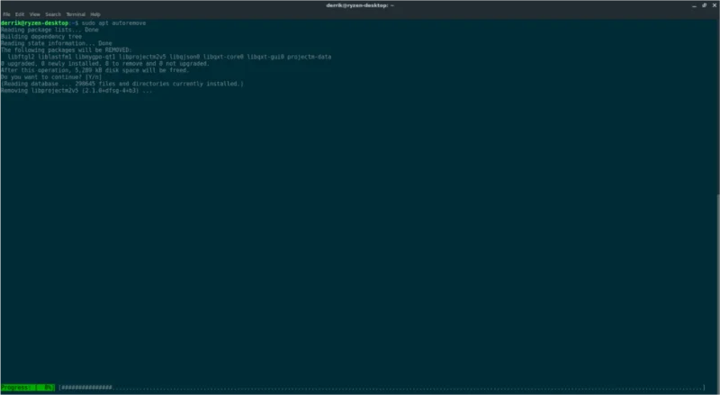 Rimuovere pacchetti non necessari in Ubuntu