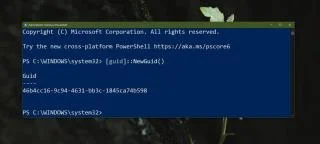 如何在 Windows 10 上使用 PowerShell 生成 GUID