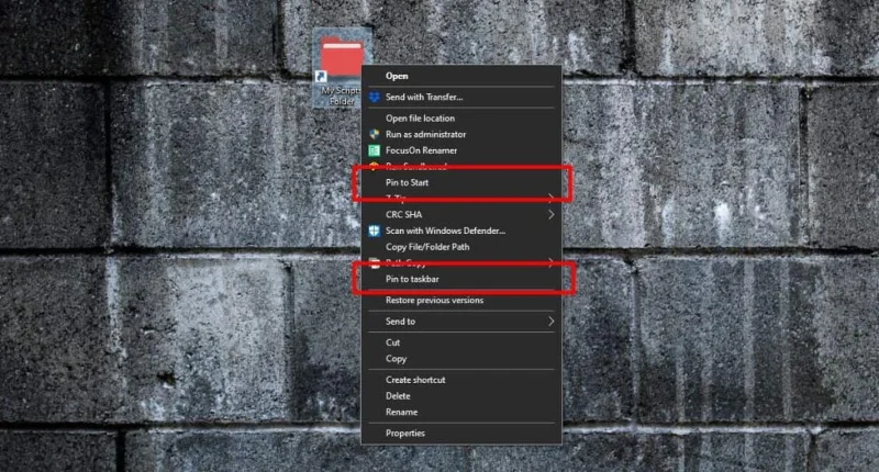 如何在 Windows 10 上將文件夾固定到任務欄或開始菜單