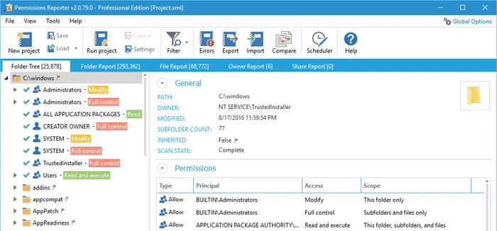 6 migliori software di segnalazione delle autorizzazioni NTFS per il 2021