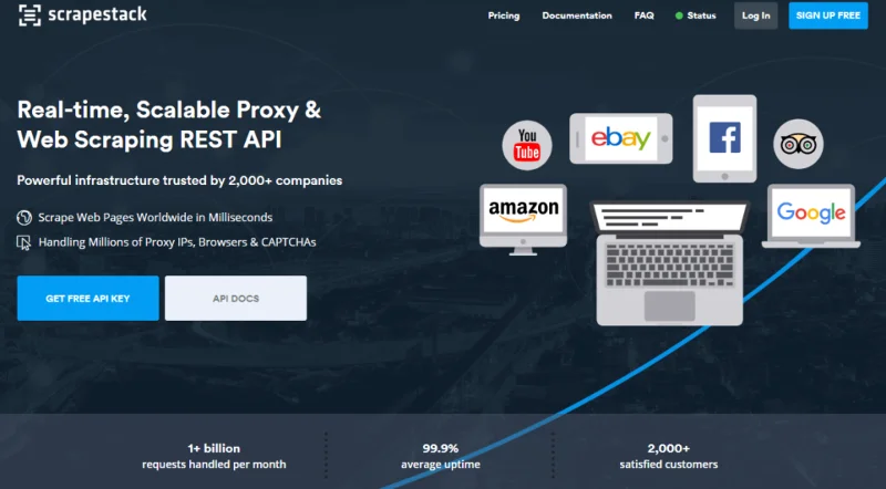 Scrapestack Web Scraping API (Review): Leistungsstarke Echtzeit-Engine für das Scraping von Websites