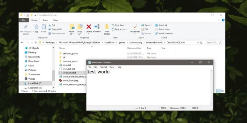 So sichern und wiederherstellen Sie Minecraft-Welten unter Windows 10