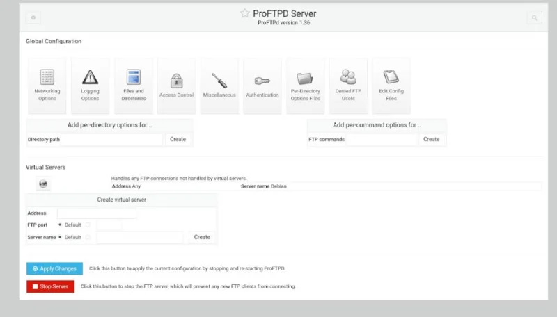 如何使用 Webmin 在 Ubuntu 上設置 FTP 服務器 如何使用 Webmin 在 Ubuntu 上設置 FTP 服務器
