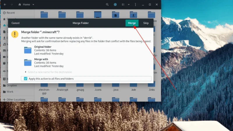 So sichern Sie Minecraft-Welten unter Linux