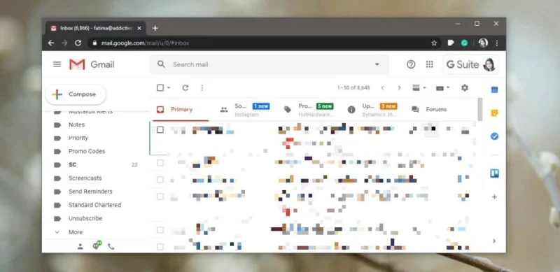 كيفية تحرير الشريط الجانبي في Gmail للويب