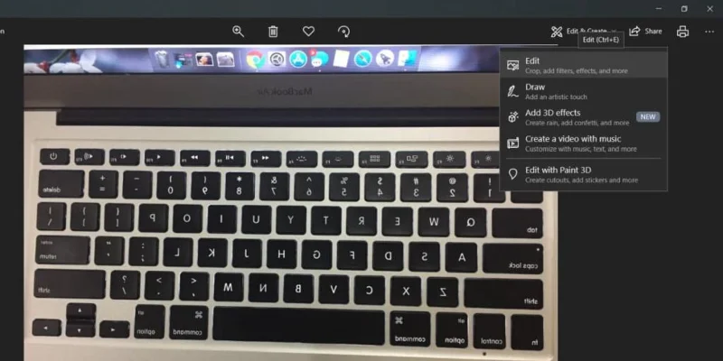 Windows10で写真をミラーリング/フリップする方法