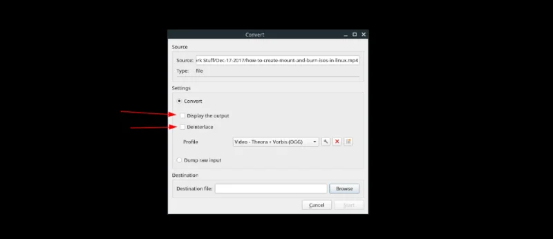 Come transcodificare file video in VLC su Linux