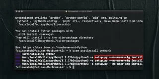 So beheben Sie den Fehler setup.py –no-user-cfg install für pip unter macOS