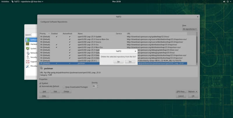 Jak dodawać i usuwać niestandardowe źródła oprogramowania w OpenSUSE Linux