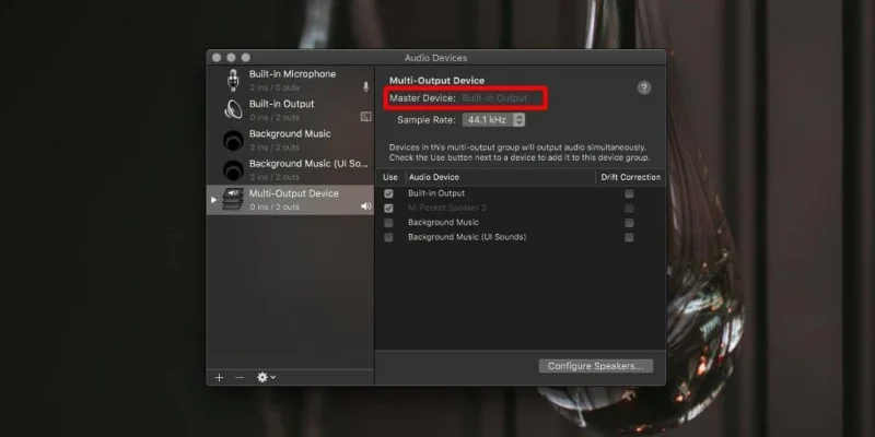 So verwalten Sie die Lautstärke für Audiogeräte mit mehreren Ausgängen unter macOS