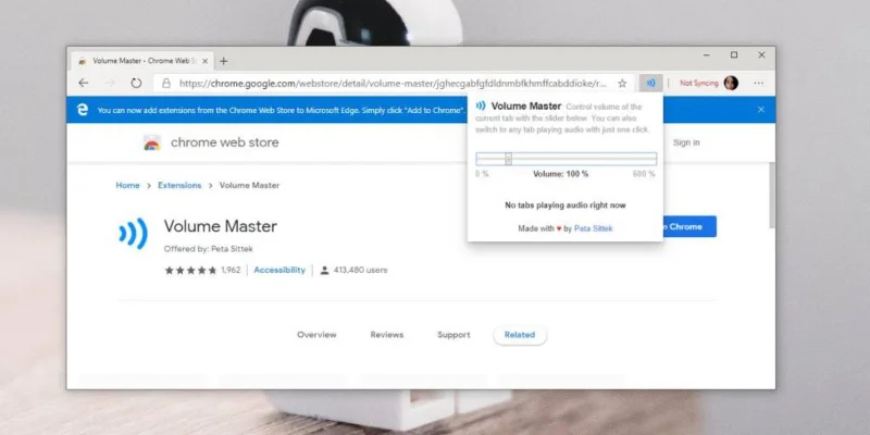 Windows10のChromiumEdgeにChrome拡張機能をインストールする方法