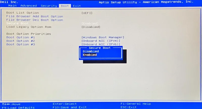 كيفية تبديل UEFI BIOS إلى Legacy BIOS على جهاز الكمبيوتر