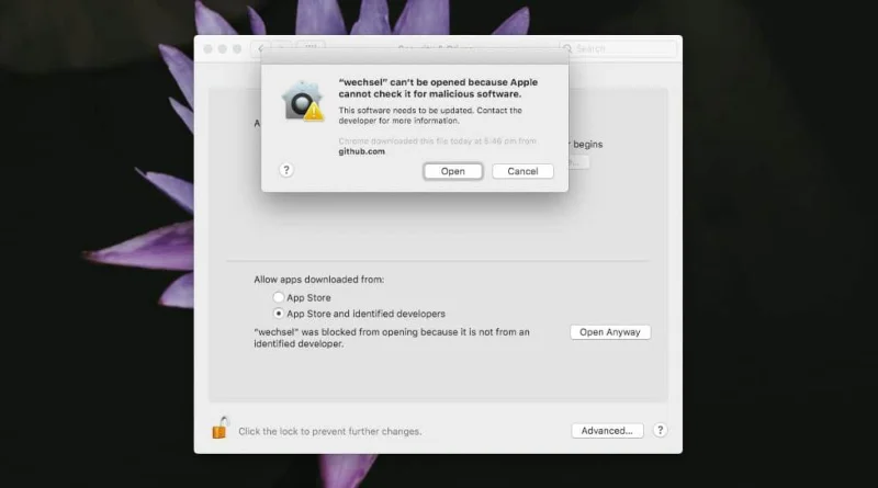 So beheben Sie den Fehler „Kann nicht auf bösartige Software prüfen“ unter macOS