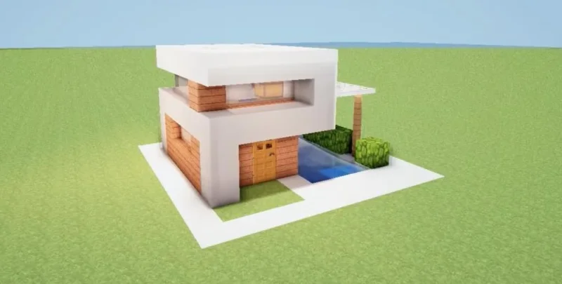 10 semplici idee per la casa di Minecraft