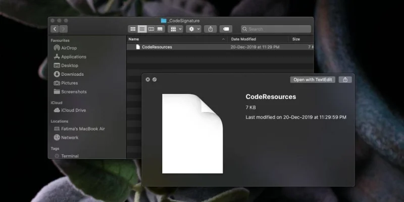 So fügen Sie QuickLook-Unterstützung für textbasierte Dateien unter macOS hinzu