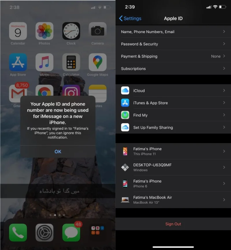 Come risolvere Il tuo ID Apple e il numero di telefono vengono ora utilizzati per iMessage e FaceTime su un nuovo iPhone