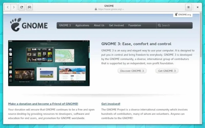 Navegador Epiphany para Raspberry Pi