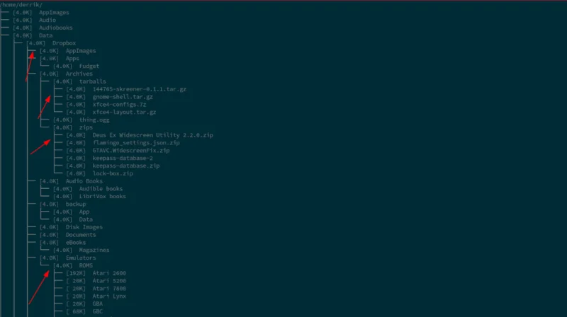 Como encontrar o tamanho do diretório do Linux