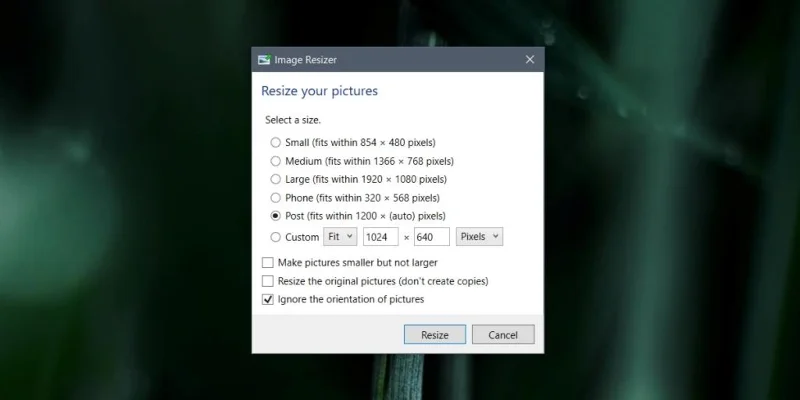 So ändern Sie die Größe von Bildern unter Windows 10