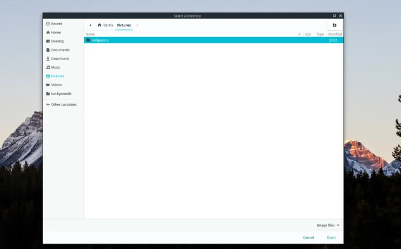 Come cambiare automaticamente gli sfondi in XFCE