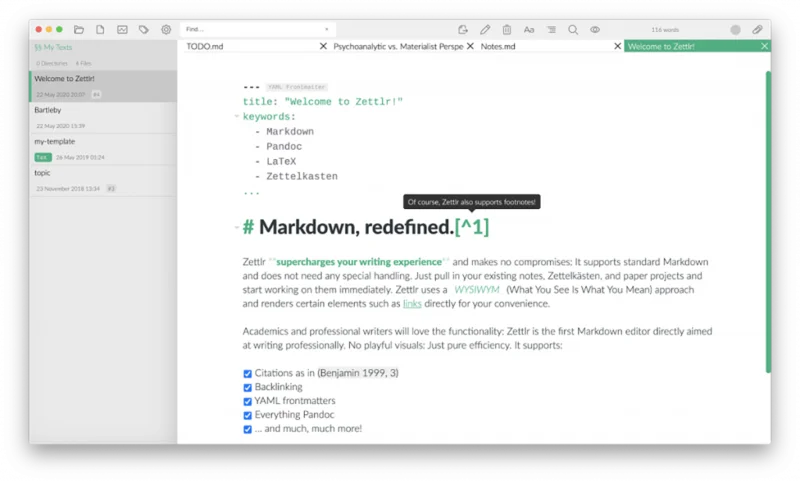 So installieren Sie den Zettlr-Markdown-Editor unter Linux