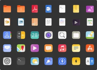 Cara memasang tema ikon Suru Plus pada Linux