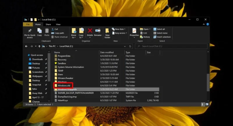 Come liberare spazio su disco dopo laggiornamento a Windows 10
