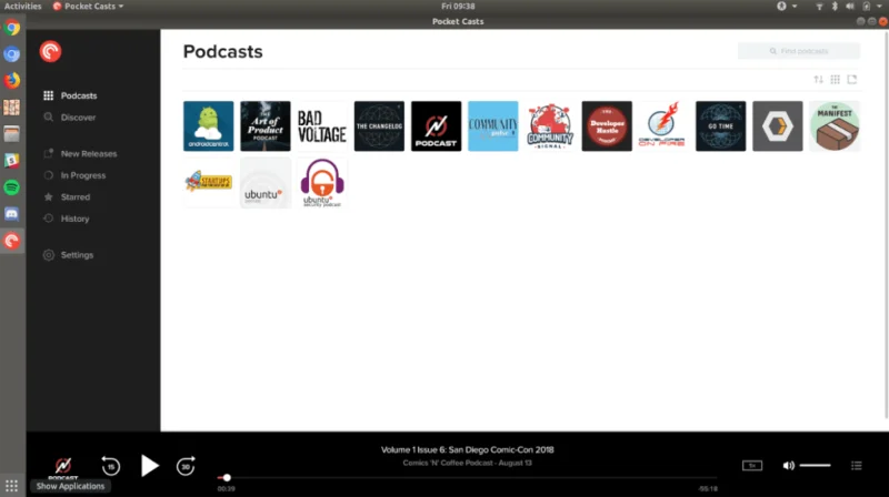 So verwenden Sie die PocketCasts-Webschnittstelle unter Linux