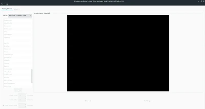 Xscreensaver deaktivieren
