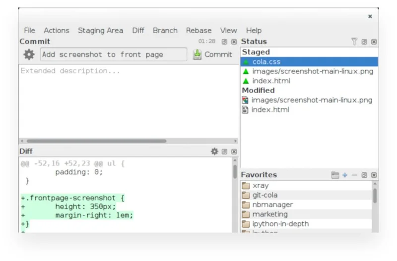 كيفية تثبيت GitCola على نظام Linux