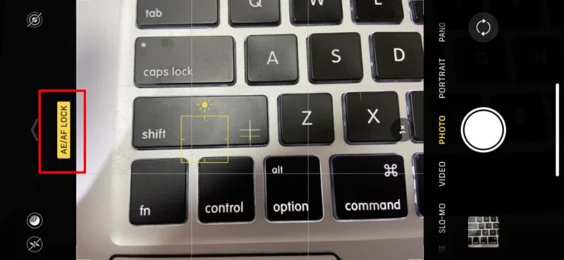 Automatische Belichtung und Autofokus