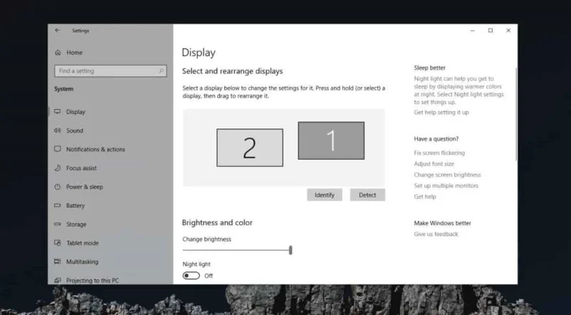 如何在 Windows 10 上設置顯示順序