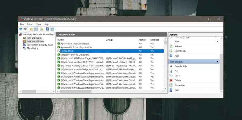 如何在 Windows 10 上阻止應用程序的網絡訪問