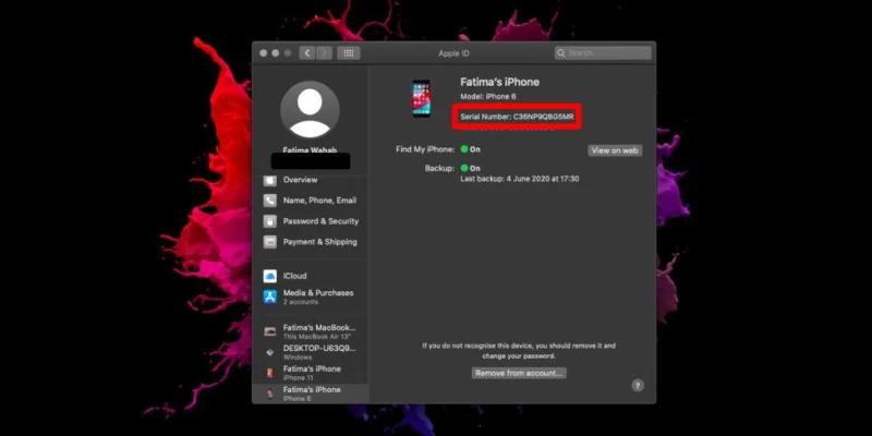 Как узнать серийный номер iPhone
