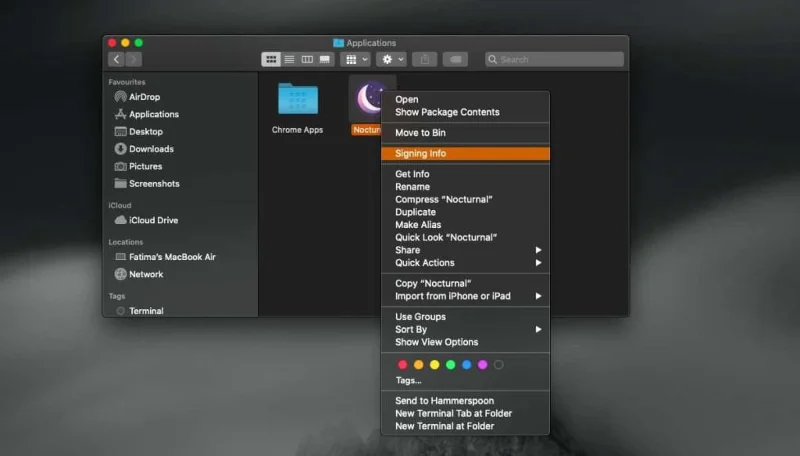 So überprüfen Sie, ob eine App unter macOS angemeldet ist