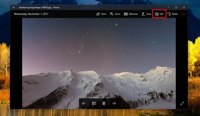 Windows 10da Fotoğraflar Uygulamasında Görüntüler Nasıl İyileştirilir