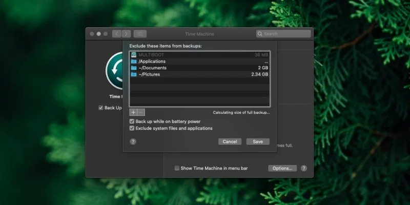 كيفية استبعاد المجلدات من Time Machine على نظام macOS