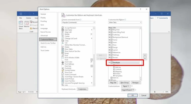 Office365アプリでVBAコードを実行する方法