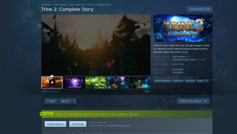 如何在 Linux 上玩 Trine 2