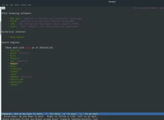 Bagaimana untuk mencari internet dari terminal Linux anda