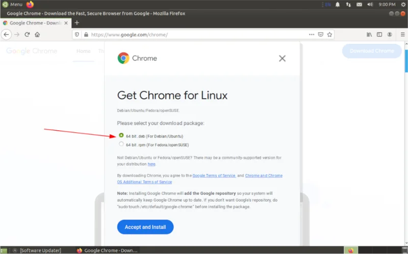 So installieren Sie Chrome Ubuntu