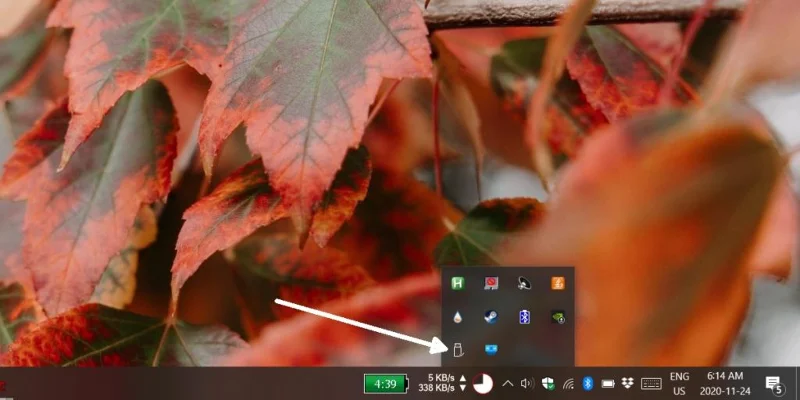 安全刪除 Windows 10 中不再顯示的硬件圖標？（固定的）